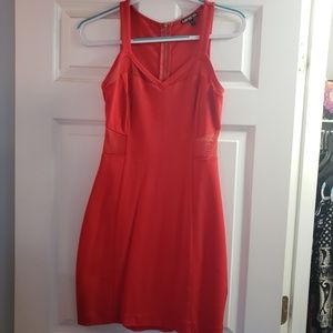Express red dress